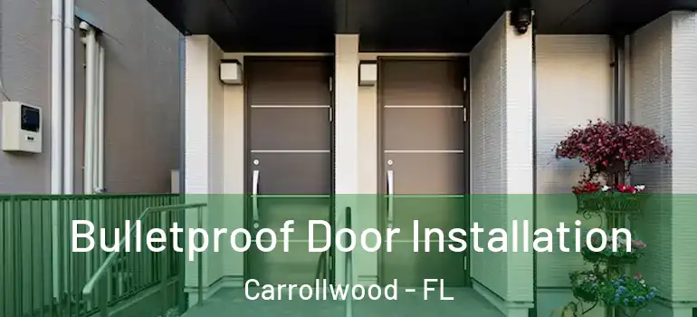  Bulletproof Door Installation Carrollwood - FL