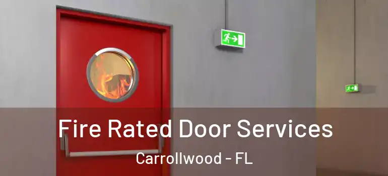  Fire Rated Door Services Carrollwood - FL