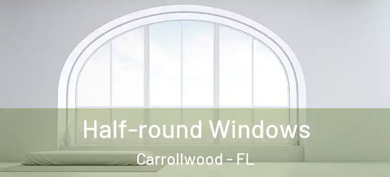  Half-round Windows Carrollwood - FL