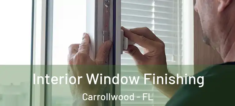  Interior Window Finishing Carrollwood - FL