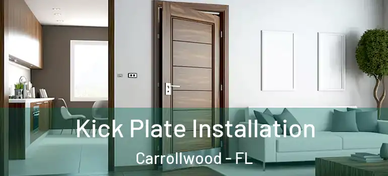  Kick Plate Installation Carrollwood - FL