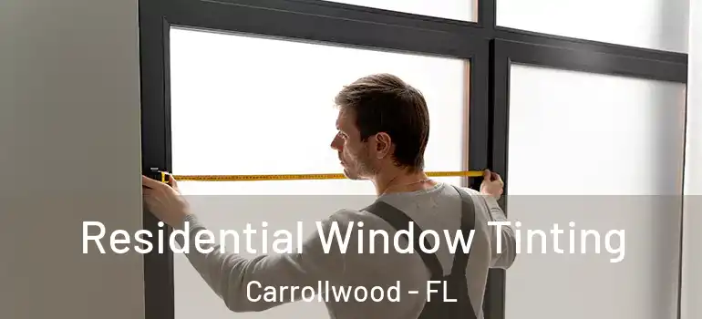  Residential Window Tinting Carrollwood - FL